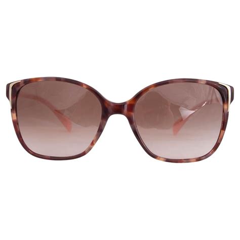 prada poeme tortoise sunglasses|PRADA Flower Poeme Sunglasses SPR26P Tortoise.